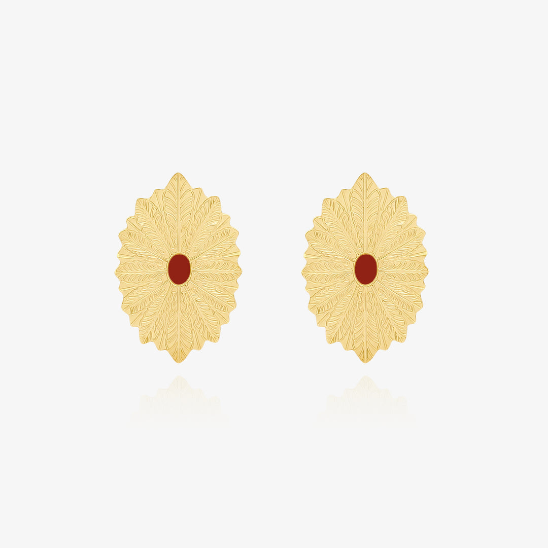 Boucle d'oreille Acanthe