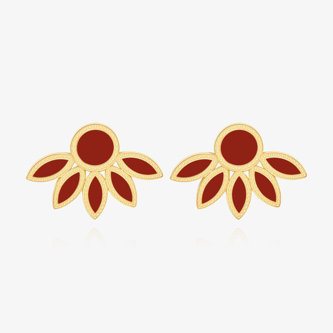 Boucle d'oreille Dahila