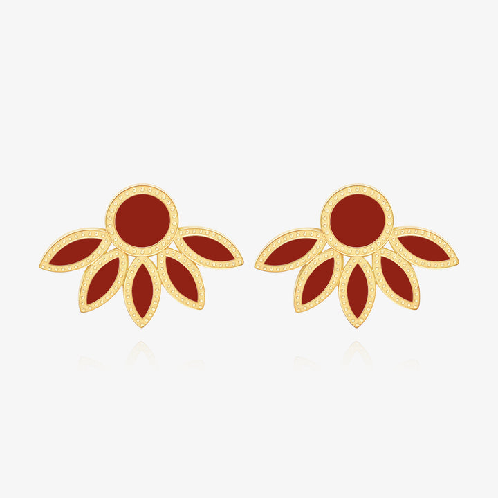 Boucle d'oreille Dahila
