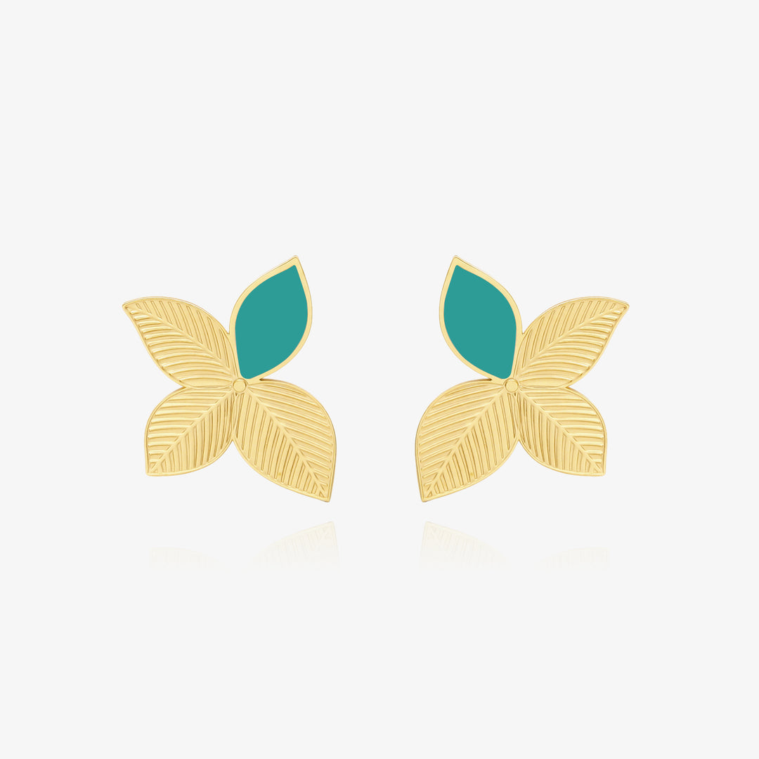 Boucle d'oreille Nymphéa